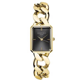 Rosefield The Octagon XS Chain IP Steel-Black