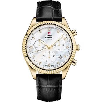 Swiss Military By Chrono Elegant Forgyldt stål  quartz dame ur, model SM30207.07