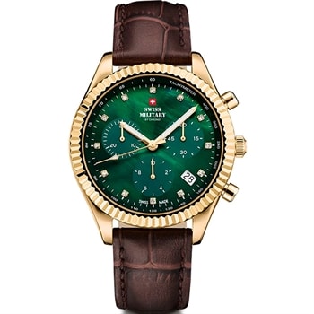Swiss Military By Chrono Elegant Forgyldt stål  quartz dame ur, model SM30207.08