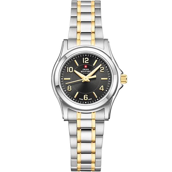 Ladies Forgyldt stål og stål quartz dame ur fra Swiss Military By Chrono, SM34003.25