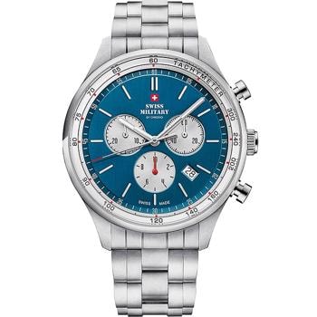 Swiss Military By Chrono Military Chrono Stål quartz herre ur, model SM34081.03