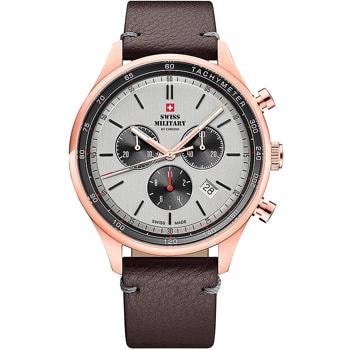 Swiss Military By Chrono Military Chrono Stål quartz herre ur, model SM34081.09