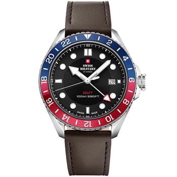 Swiss Military By Chrono Military Pepsi GMT Classic quartz herre ur