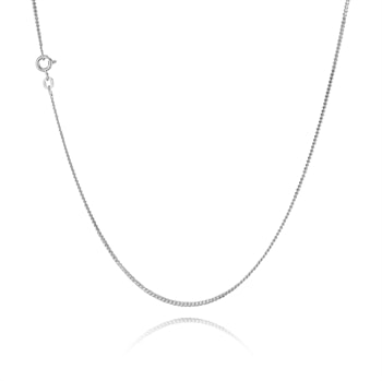 Panser Facet 925 sterling sølv halskæde, 1,8 mm / tråd 0,55-længde 55 cm