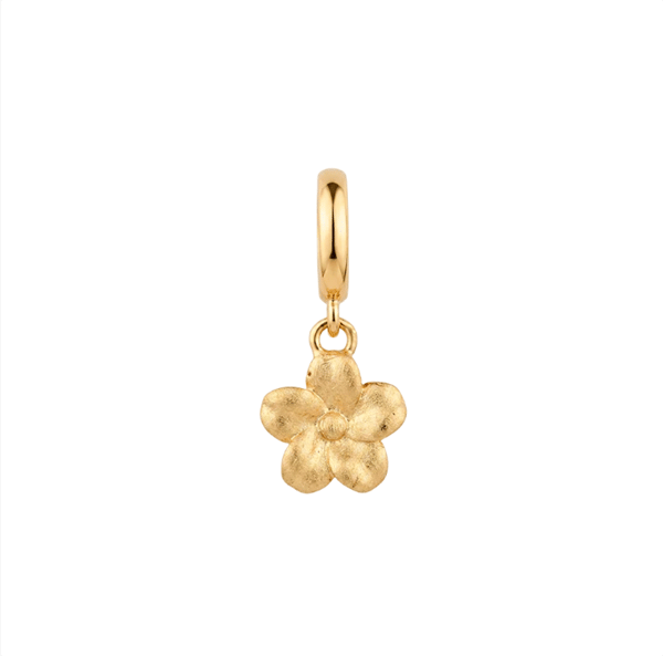Flower Grace charm 6 mm forgyldt sølv , fra Christina Jewelry & Watches