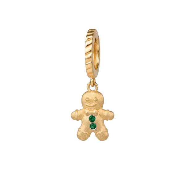 Ginger Bread charm 6 mm forgyldt , fra Christina Jewelry & Watches