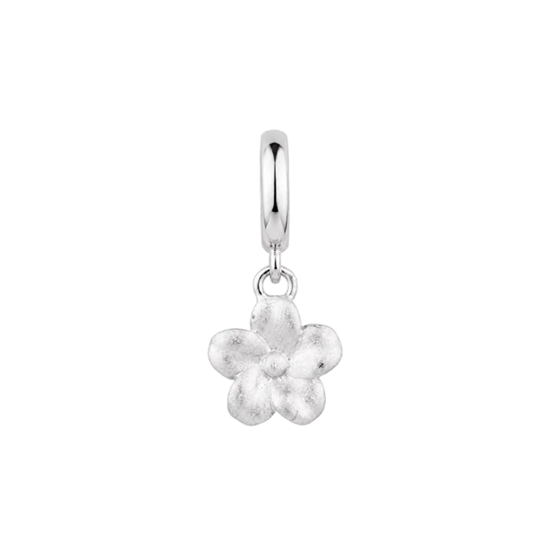 Flower Grace charm 6 mm sølv , fra Christina Jewelry & Watches