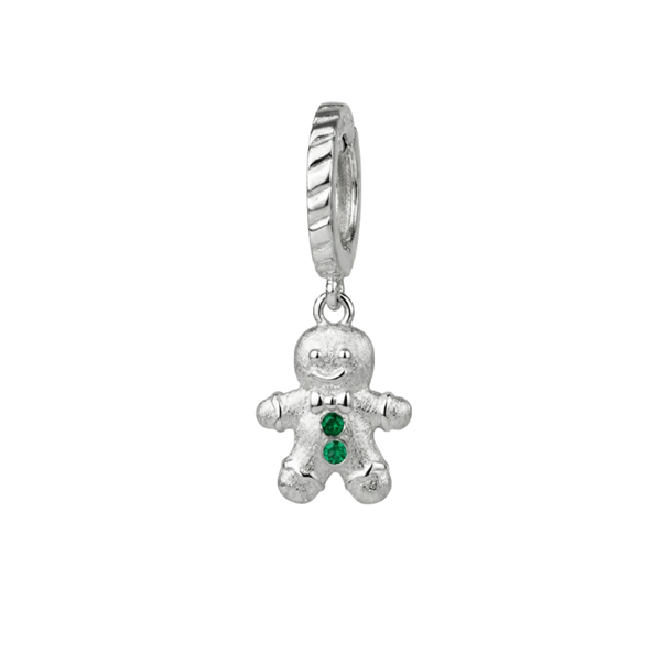 Ginger Bread charm 6 mm sølv , fra Christina Jewelry & Watches