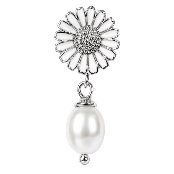 Christina Marguerite Pearl charm sølv 6 mm