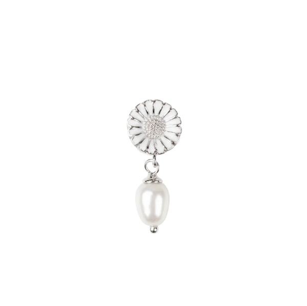 Marguerite Pearl charm 4 mm sølv, fra Christina Jewelry & Watches