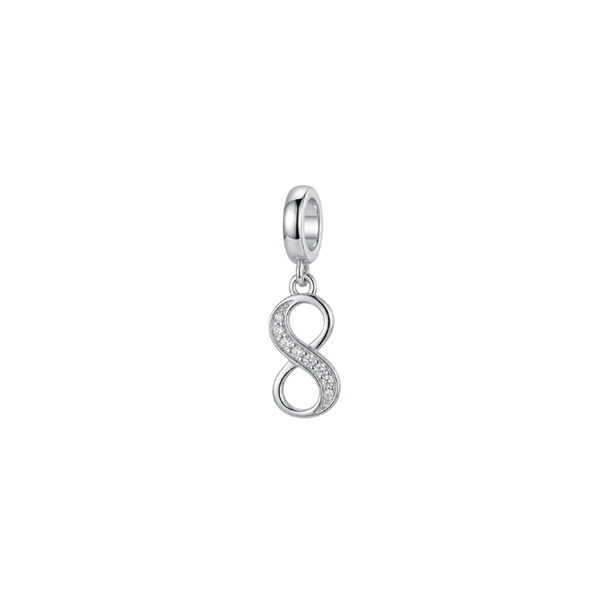 Eternity hænger charm 4 mm sølv , fra Christina Jewelry & Watches