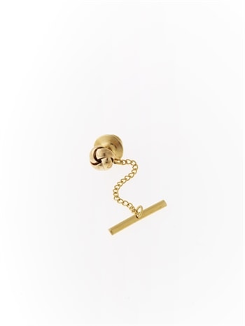 Tie Tack 8mm knude, 14 karat