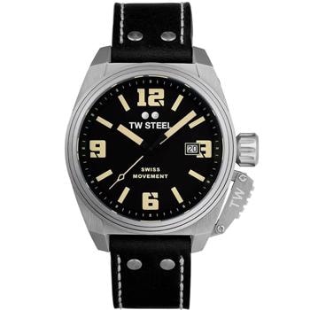 TW Steel 42 mm Sort Swiss Quartz Herre ur, model TW1101