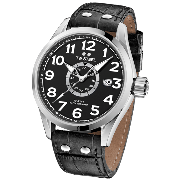 Volante 45 mm  Mat sort Movement 2415 Miyota Herre ur fra TW Steel