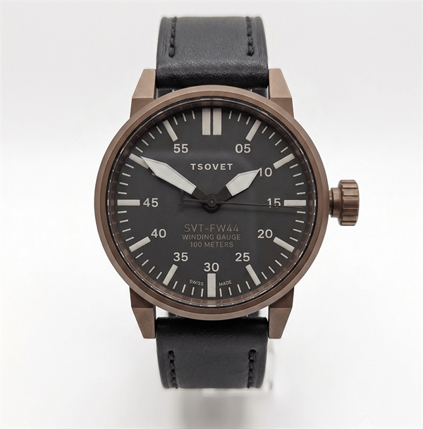 Stål/bronzefarvet Quartz Herre ur fra TSOVET, RS 771710-45