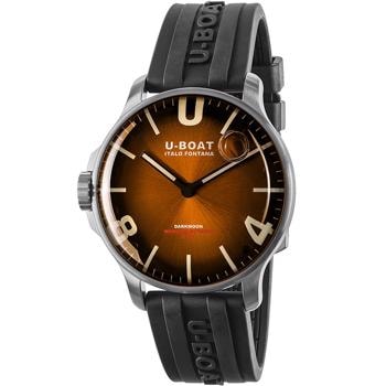 Darkmoon Rustfri stål Batteridrevet quartz, 712.3 Ronda Herre ur fra U-Boat,  8703/B