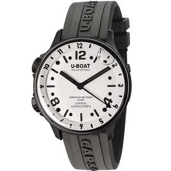 Capsoil Qs. Doppotempo Rustfri stål Batteridrevet quartz Herre ur fra U-Boat, U8889