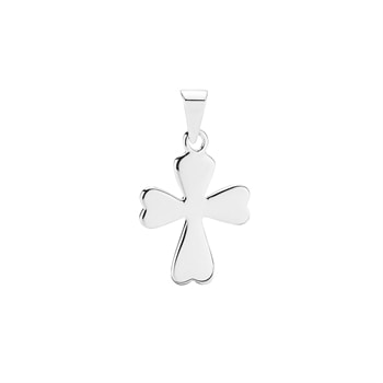 Vedhæng kors 14x12 mm sterling sølv