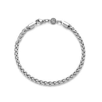 Cool Samie, Armbånd af lækker rebkæde i rustfrit stål fra Danske Samie