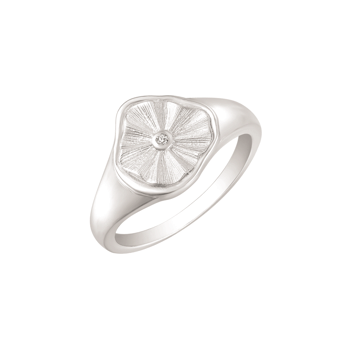 Sølv ring med zirkonia fra Støvring design