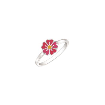 Børne Sølv ring med blomst fra Støvring design