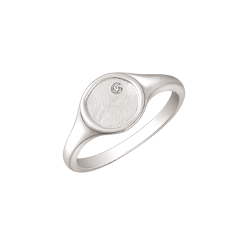 Sølv ring med zirkonia fra Støvring design