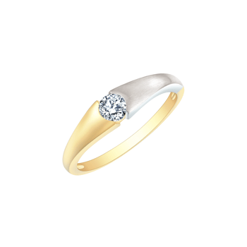8 karat Guld ring med zirkonia fra Støvring design
