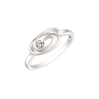 Sølv ring med zirkonia fra Støvring design