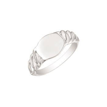Sølv "kæde" ring fra Støvring design