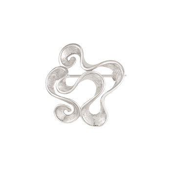 Sølv broche, fra Støvring design