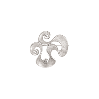 Sølv broche, fra Støvring design