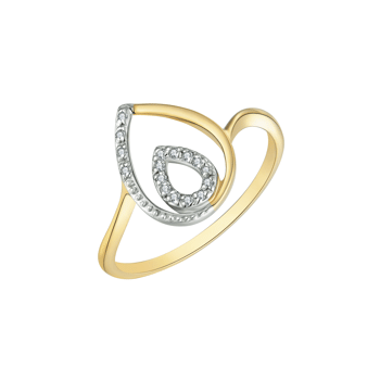 8 karat Guld ring med zirkonia fra Støvring design