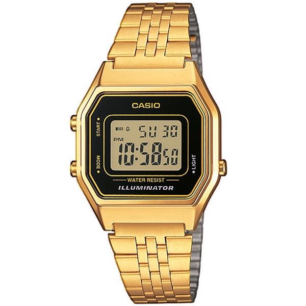 Collection Gylden resin Quartz Unisex ur fra Casio, LA680WEGA-1ER