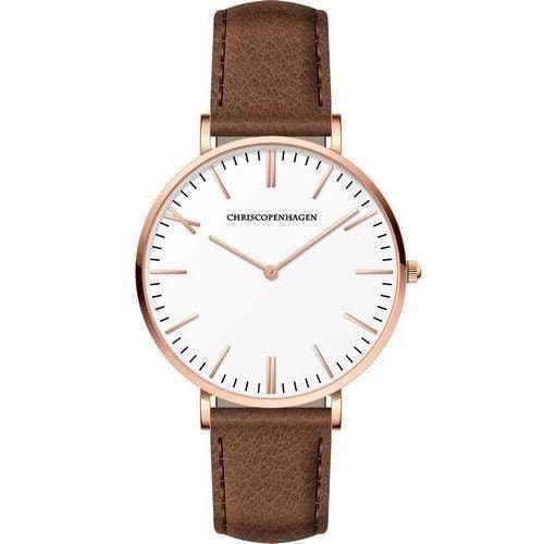 Gefionspringvandet rosa forgyldt rustfri stål quartz Miyota GL20 Herre ur fra Chris Copenhagen, CC1012
