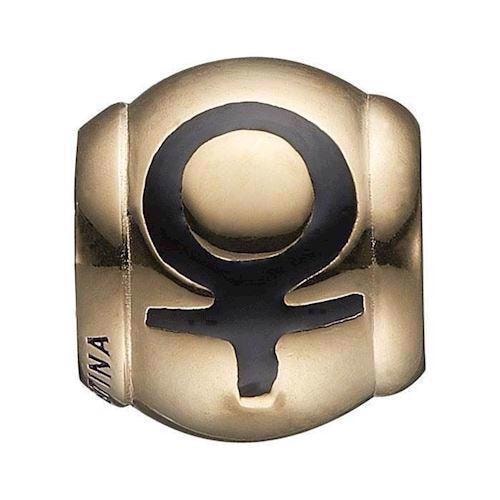 Model 623-G102, Blank kugle med kvinde symbol hos Guldsmykket.dk
