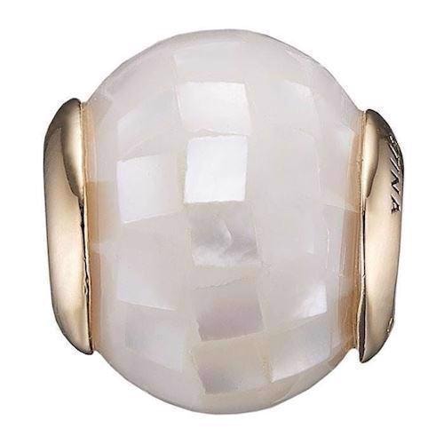 Model 623-G108, Disco kugle i smuk hvid perlemor hos Guldsmykket.dk