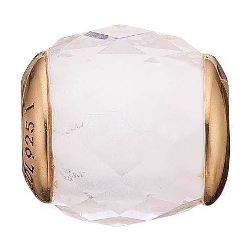 Christina Forgyldt sølv Precious Crystal Krystalkvarts kugle, model 623-G38 køb det billigst hos Guldsmykket.dk her
