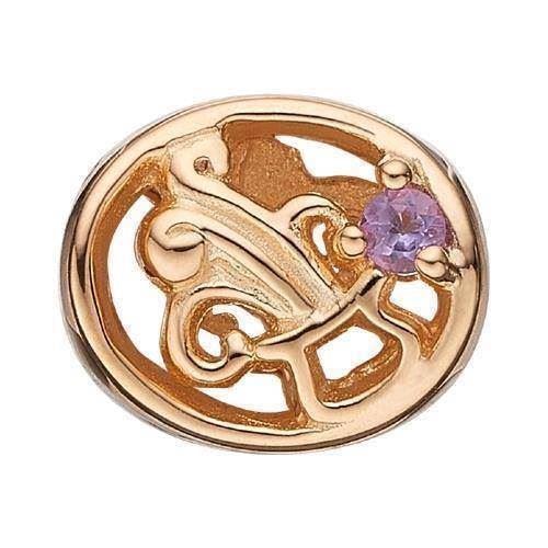Christina Forgyldt sølv Vandmanden Vandmanden med lilla Amethyst, model 623-G54 køb det billigst hos Guldsmykket.dk her