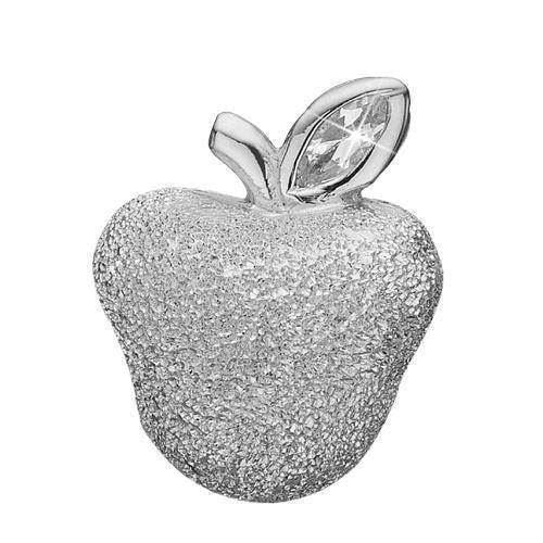 Christina sølv Sparkling Apple Glitter æble med kvartskrystal, model 623-S81 køb det billigst hos Guldsmykket.dk her