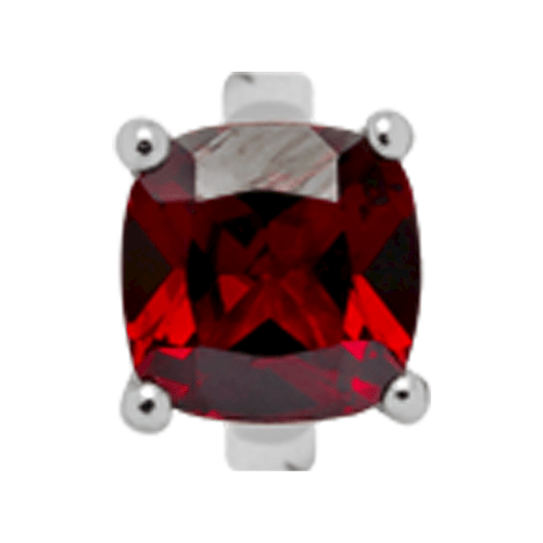 650-S10Garnet , Christina Kvadratisk Granat rings* køb det billigst hos Guldsmykket.dk her