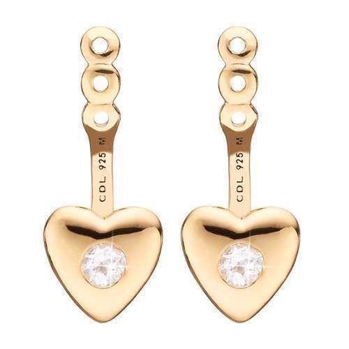 Christina Forgyldt sølv Add Ons - Heart Hjerte med topaz, model 673-G02 køb det billigst hos Guldsmykket.dk her