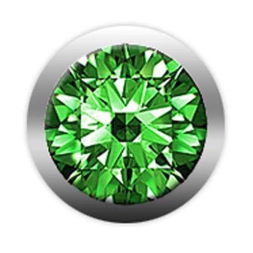 Christina Design London Collect ædelsten, Grøn Tsavorite