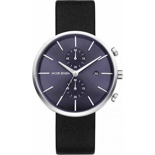 Linear mat rustfri stål Seiko quartz med chrono Herre ur fra Jacob Jensen, JJ621
