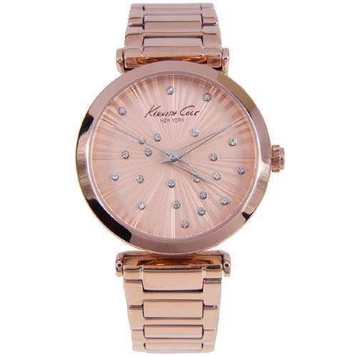 Kenneth Cole  rosaforgyldt stål Quartz Dame ur, model KC0019