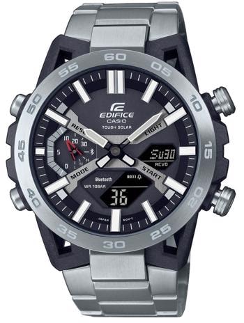 Edifice Stål Batteridrevet quartz Herre ur fra Casio, ECB-2000D-1AEF