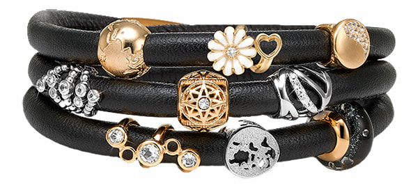 Christina læderarmbånd