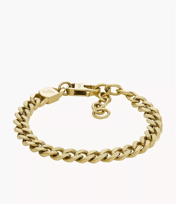 Fossil Harlow armbånd i stål, 165 mm