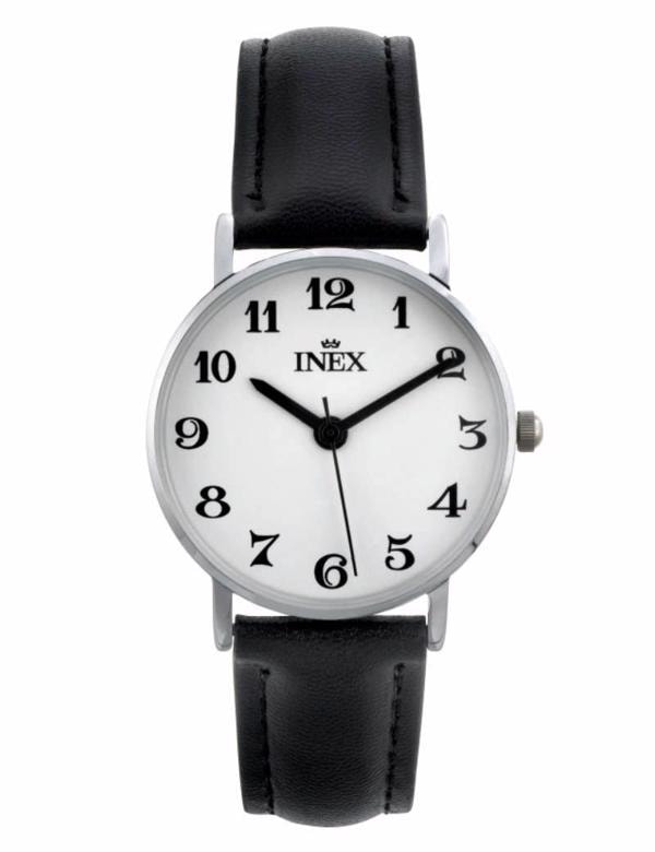 Classic Rustfri stål batteridrevet quartz Dame ur fra Inex, A56534S0A