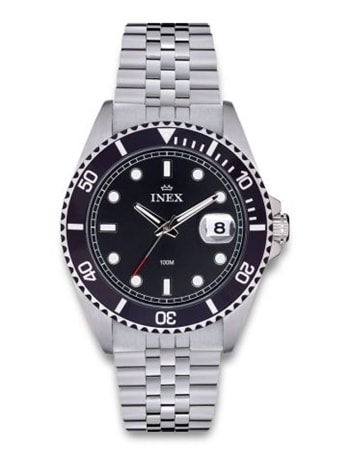 Inex Sport Herre, 42mm Quartz Herre m/lænke