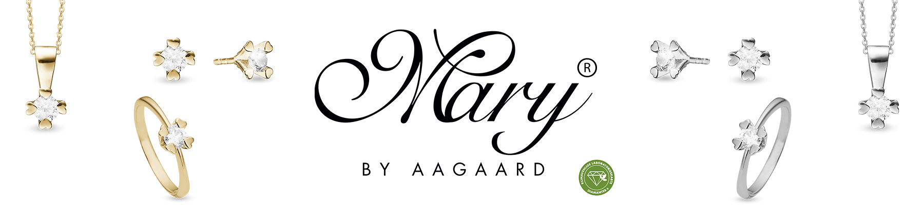 Aagaard Mary smykker med labgrown diamanter